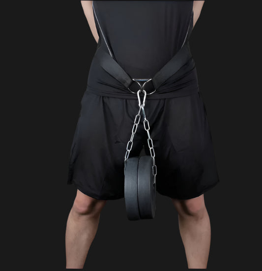 Weight Lifting Belt with Chain